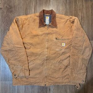 Carhartt Men's Brown and Tan Lightweight Jacket